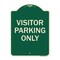 Signmission Parking Reserved Visitor Parking Heavy-Gauge Aluminum Architectural Sign, 24" x 18", G-1824-23376 A-DES-G-1824-23376 - alternate 1